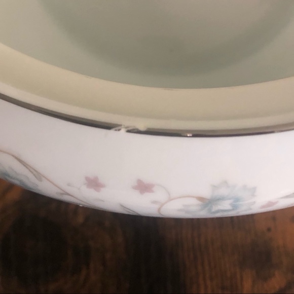 Vintage Japan English Garden 1221 Fine China Round Serving Dish with Lid - Picture 8 of 11